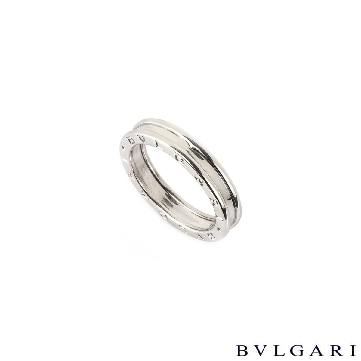 Bvlgari 18k white gold B.zero1 Ring Size 65 AN852423 | Rich Diamonds
